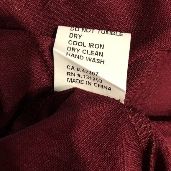 Pink Martini, Burgundy Cocktail Dress - Picture 10 of 10